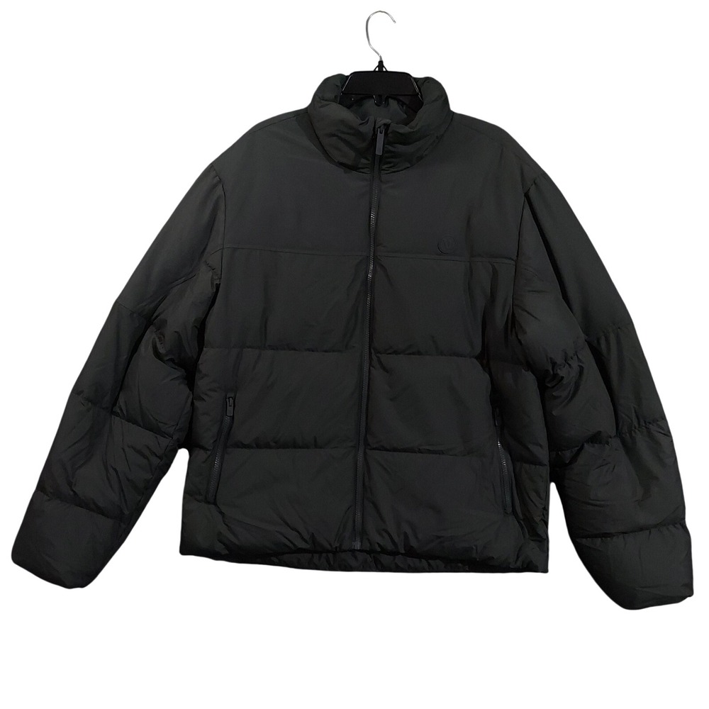 Vuori Jacket Mens Large Green Boulder Insulated Puffer Zip‎ Up 100% Down Outdoor